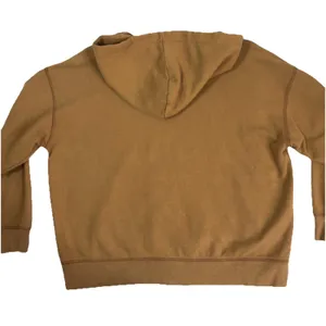 American Eagle Women's Small Yellow‎ Brown Vintage Look Loose Fit Comfy Hoodie thumbnail 6