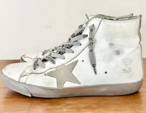 Golden Goose Francy Leather High Top Sneaker Shoes White Women's Size 36 / 6 thumbnail 6