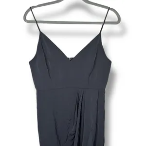 Shona Joy‎ Cocktail Draped Maxi Dress Grey Size 8 thumbnail 7