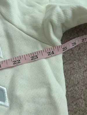 PARKE Bridal Mockneck Sweatshirt Cream And Something Blue Letters S/M Heritage thumbnail 9
