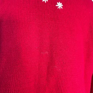 Vintage Y2K Tiara International Santa‎ Snow Globe Red Christmas Holiday Sweater thumbnail 4