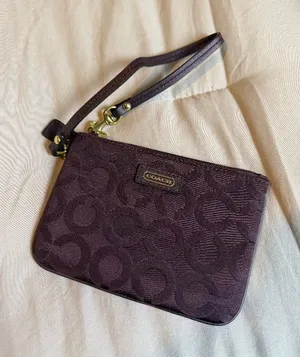 Coach Vintage Y2K Brown Wristlet thumbnail 1