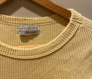 Urban Outfitters Yellow Crop Top thumbnail 3