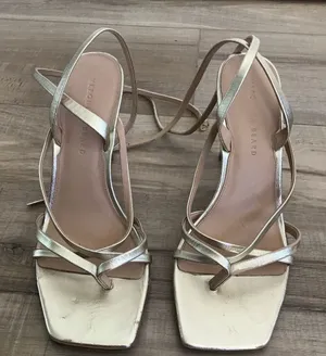 Veronica‎ Beard Silver Heeled Sandals thumbnail 1