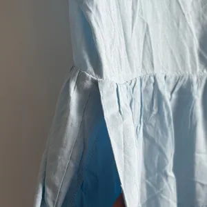 Mustard Seed Sky Blue Shirt Dress thumbnail 5