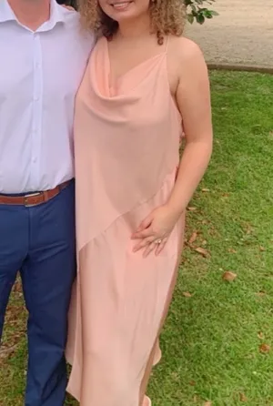 Cushnie pink maxi dress thumbnail 3