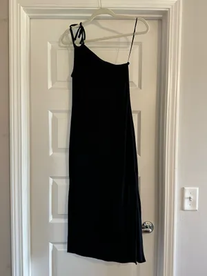 Black midi dress thumbnail 2