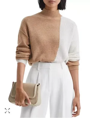 Reiss Clarice Color Blocked Sweater size medium‎ thumbnail 1