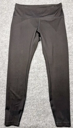 lululemon athletica Black Ribbed High-Rise Leggings thumbnail 1