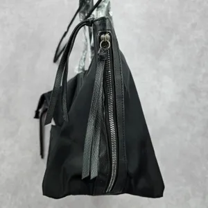 Botkier Bond Nylon Black Zipper Tassel Large Tote Purse‎ Shoulder Bag thumbnail 3