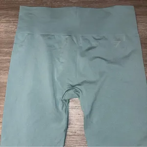 Gymshark fit seamless mid rise leggings light green thumbnail 5