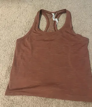 Lululemon Women's Rust Racerback Tank Top thumbnail 1