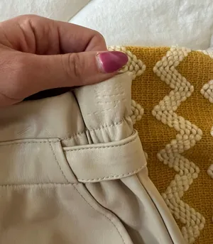 Est. 1946 Tan Leather Shorts thumbnail 8