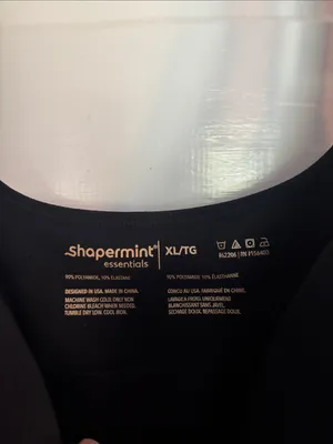Black Womens Shaping Tank Top with Built-In Cups thumbnail 2