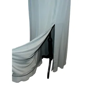 Birdy‎ Grey Amy Dress Sea Glass Chiffon Bridesmaid Gown Size Small Weddi… thumbnail 6