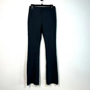 S Athleta All Ways High Rise Bootcut Pant Trouser Black 28" Inseam Stretch Small thumbnail 2