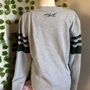 Karl Lagerfeld Gray and Black Eiffel Tower Sweater thumbnail 4
