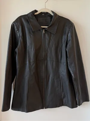 Vintage Jacqueline Ferrar Genuine Leather Fitted Jacket Y2K thumbnail 1