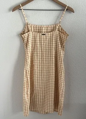 Billabong Women's Cruising Dress Y2K 90s Clueless Check Large thumbnail 2