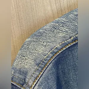 altar'd state denim jacket distressed blue large 90s y2k thumbnail 3