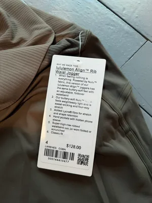 Align Super-High-Rise Ribbed-Waist Jogger thumbnail 4
