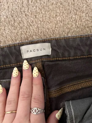 PacSun Low-Rise Jeans Bootcut Brown thumbnail 4