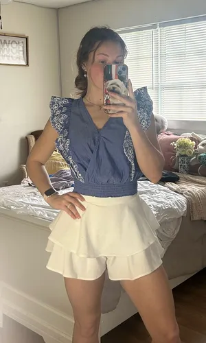 Arizona Jean Company Women’s Top with Embroidery thumbnail 1