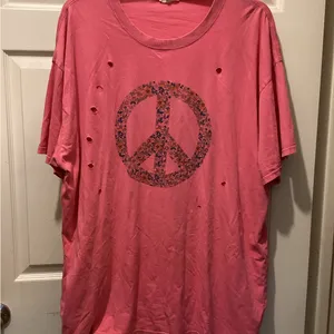 Easel Pink Casual Top thumbnail 1