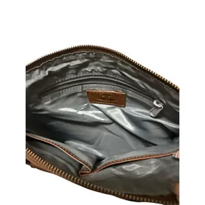 Crossbody Messenger Soft Brown Leather Bag Purse LEDER BUCK thumbnail 4