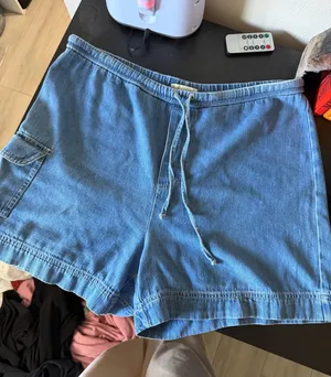 Faded glory cotton denim shorts size M thumbnail 1