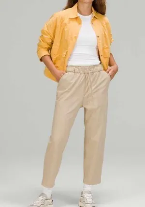 Lululemon 12 Stretch High Rise Crop 23" in Trench Tan thumbnail 1