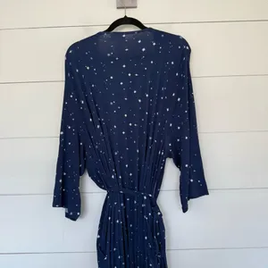 Northstyle Women’s 2X Navy Blue Star Robe thumbnail 4