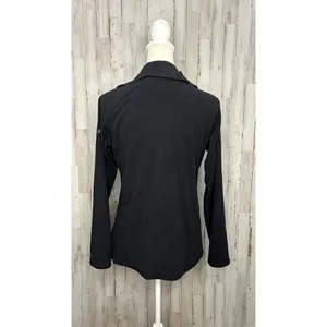 Columbia Women's Black 1/2 Zip Fleece Pullover Size‎ Medium Casual Top thumbnail 3