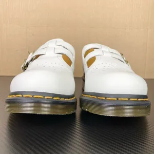 Dr. Marten’s 8065 Maryjane White Smooth Leather Double Strap Shoes Size 10 thumbnail 4