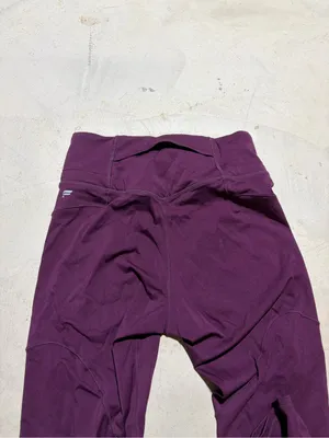 Fabletics motion365 Purple Stretch Active Leggings with Yellow Drawcord medium thumbnail 8