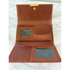 Jimmy Choo Unisex Brown Leather Wallet‎ with Logo Accent thumbnail 5