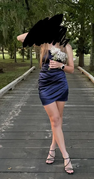 Honey and Rosie Blue Mini Dress thumbnail 1