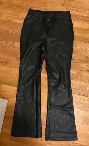 Spanx Faux Leather Flare Pants thumbnail 1