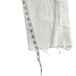 Agolde Jeans Womens 24 White Organic Cotton High Rise Criss Cross Straight Leg thumbnail 11