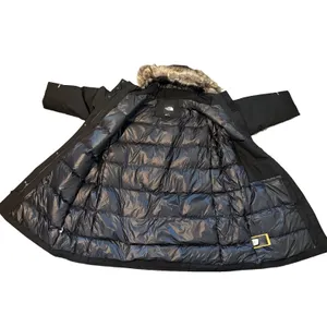 The North Face $350 Arctic Parka Coat Down 3X Fur Hood Winter Snow Cold Black thumbnail 6