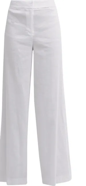 Kobi Halperin Maureen Linen Blend High Waist‎ Wide Leg Pants Size 2 thumbnail 1