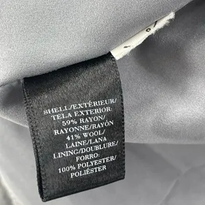 ANN TAYLOR Blazer Size Medium Wool Blend Gray Business Casual Office Work Career thumbnail 11