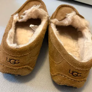 UGG Ansley Slippers Chestnut Suede Shearling Lined Women’s 6 thumbnail 2