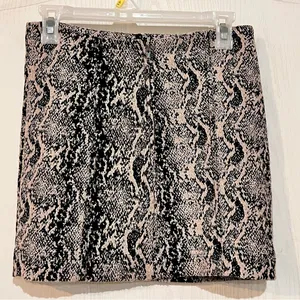 Final price Free people Women's Black and Cream Skirt thumbnail 5