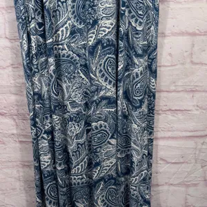 Misimu Small Maternity Blue Paisley Maxi Dress thumbnail 9