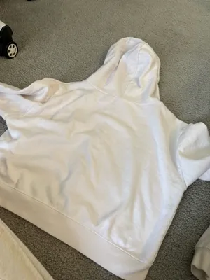White Zip-Up Hoodie Tillys Cropped thumbnail 3