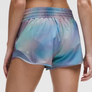 Lululemon Hotty Hot High Rise Short Athletic Shorts Chroma Drift Blue 14 NWT thumbnail 13