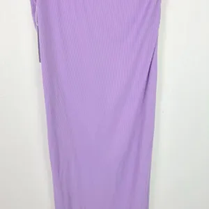 NWT Six/Fifty The Everly One-Shoulder Midi Dress Ribbed Purple Size Medium M NEW thumbnail 12