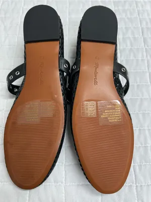 Madewell The Remy Mary Jane Flat in True Black Size 7.5 thumbnail 10