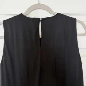 J. McLaughlin Maxi‎ Dress S Black Catalina Cloth Sleeveless Pockets Minimalist thumbnail 10